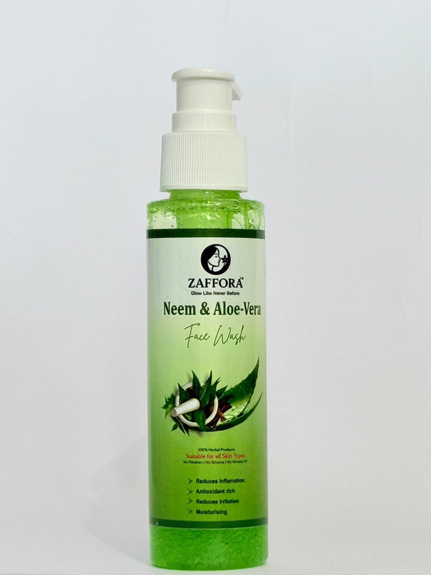 ZAFFORA Herbal Aloe-Vera Facewash