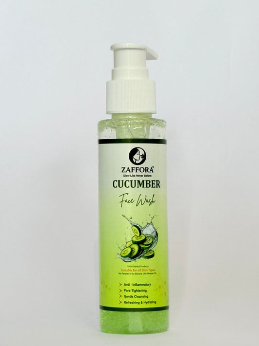 ZAFFORA CUCUMBER FACE-WASH
